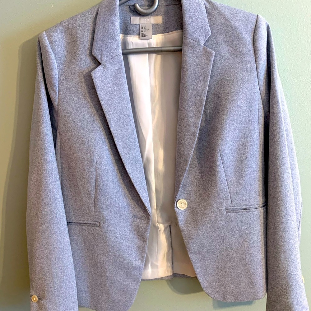 H&M suit size 12 powder Blue Suit